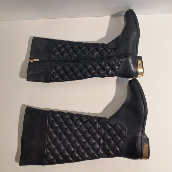 Vince Camuto Women's 6 Black Leather Boots - Picture 4 of 10